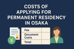 [2025 Update] Costs of Applying for Permanent Residency in Osaka – Nationwide Comparison & Money-Saving Tips from an Immigration Lawyer