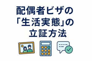 【実例で分かる】配偶者ビザの『生活実態』の立証方法｜写真・家計・連絡履歴の出し方