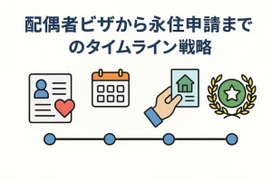 配偶者ビザから永住申請までのタイムライン戦略【2025年版】