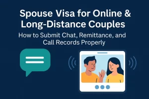 Spouse Visa for Online & Long-Distance Couples｜How to Submit Chat, Remittance, and Call Records Properly