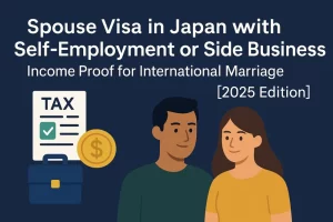 Spouse Visa in Japan with Self-Employment or Side Business｜Income Proof for International Marriage Cases [2025 Edition]