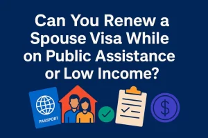 Can You Renew a Spouse Visa While on Public Assistance or Low Income? Key Points to Know