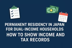 Permanent Residency in Japan for Dual-Income Households: How to Show Income and Tax Records