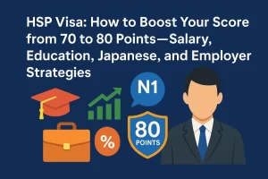 HSP Visa: How to Boost Your Score from 70 to 80 Points — Salary, Education, Japanese, and Employer Strategies