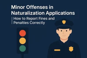 Minor Offenses in Naturalization Applications｜How to Report Fines and Penalties Correctly