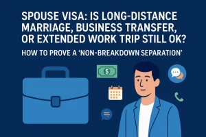 Spouse Visa: Is Long-Distance Marriage, Business Transfer, or Extended Work Trip Still OK? How to Prove a “Non-Breakdown Separation”